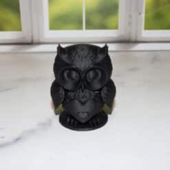Heartful Owl Sculpture - Front