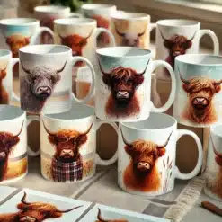 Highland Cow Sublimation Mugs