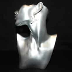 Hummingbird Flying Matte PLA 3D Printed Earrings - Head