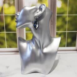 Husky Matte PLA 3D Printed Earrings - Head