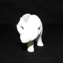 Kenyan White Rhino Sculpture - Front