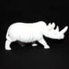 Kenyan White Rhino Sculpture - Right