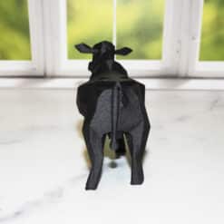 Low Poly Cow Sculpture - Back