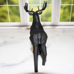 Low Poly Deer Sculpture - Back