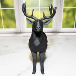 Low Poly Deer Sculpture - Front