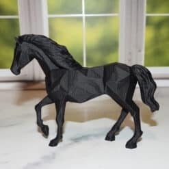 Low Poly Horse Sculpture - Left