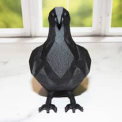 Low Poly Pigeon Sculpture - Front