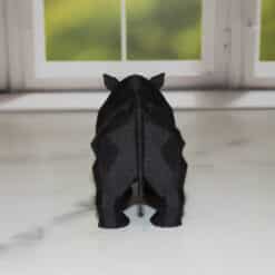 Low Poly Rhino Sculpture - Back