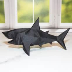 Low Poly Shark Sculpture - Left