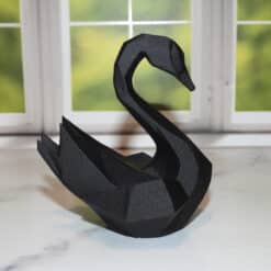 Low Poly Swan Sculpture - Right