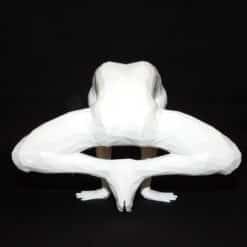 Meditation Bound Firefly Pose Variation Sculpture - Back