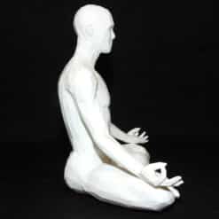 Meditation Easy Pose with Gesture of Consciousness Sculpture - Right