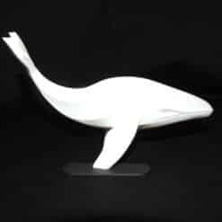 Minimalist Whale Sculpture - Right