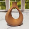 Modern Hollow Teardrop Vase - Front