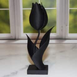 Modern Tulip Sculpture - Back