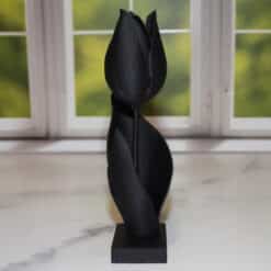Modern Tulip Sculpture - Left