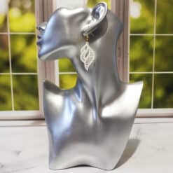 Nature's Whisper Matte PLA 3D Printed Earrings - Head