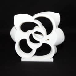 Petal Harmony - A Minimalist Floral Sculpture - Back