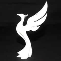 Rebirth in Flames Phoenix Sculpture - Left