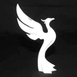 Rebirth in Flames Phoenix Sculpture - Right