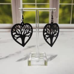 Tree Of Life Matte PLA 3D Printed Earrings - Front