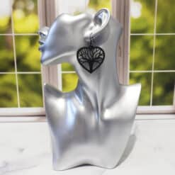 Tree Of Life Matte PLA 3D Printed Earrings - Head