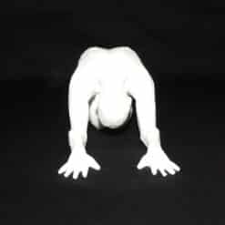 Yoga Child's Pose (Balasana) Sculpture - Front