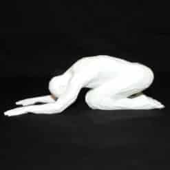 Yoga Child's Pose (Balasana) Sculpture - Left