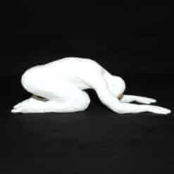 Yoga Child's Pose (Balasana) Sculpture - Right