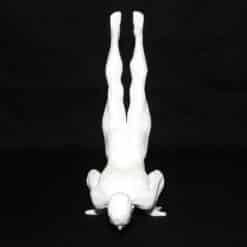 Yoga Elevated Planche Pose Sculpture - Back