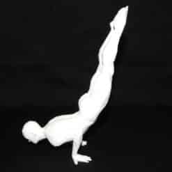 Yoga Elevated Planche Pose Sculpture - Left