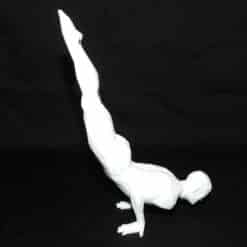 Yoga Elevated Planche Pose Sculpture - Right