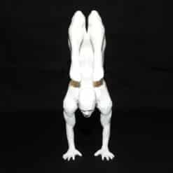 Yoga Scorpion Pose in Handstand Sculpture - Back