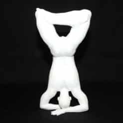 Yoga Tripod Headstand Sculpture - Back