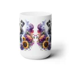 Airedale Terrier in Flowers 15oz Mug - Front