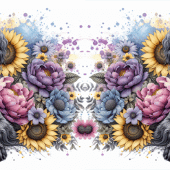 American Water Spaniel in Flowers 15oz Mug - Render