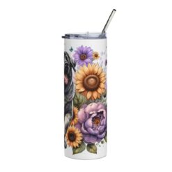 Anatolian Shepherd Dog in Flowers 20oz Tumbler - Right