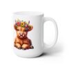 Baby Highland Cow Spring 15oz Mug -Right