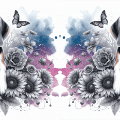 Beagle in Flowers 15oz Mug - Render