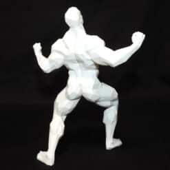Bodybuilding Most Muscular Pose Sculpture - Back