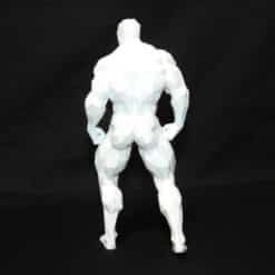 Bodybuilding Relaxed Front Pose Sculpture - Back