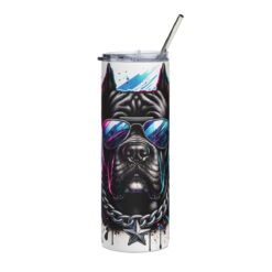 Cane Corso Wearing Sunglasses 20oz Tumbler - Front
