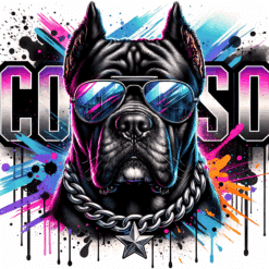 Cane Corso Wearing Sunglasses 20oz Tumbler - Render