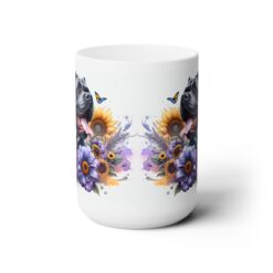 Cane Corso in Flowers 15oz Mug - Front