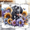 Cane Corso in Flowers 20oz Tumbler - Lifestyle