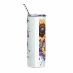 Chesapeake Bay Retriever in Flowers 20oz Tumbler - Back