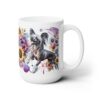 Chinese Crested in Flowers 15oz Mug - Right