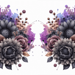 Chocolate Chihuahua in Flowers 15oz Mug - Render