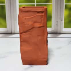 Clay Textured Vase - Right