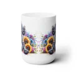 Cocker Spaniel in Flowers 15oz Mug - Front